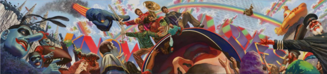 Alex Ross Comic Art Alex Ross Comic Art We All Live in a Yellow Submarine